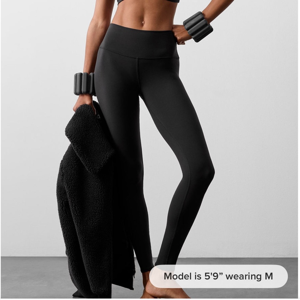 ALO Yoga High-Waist Airbrush Leggings - Black